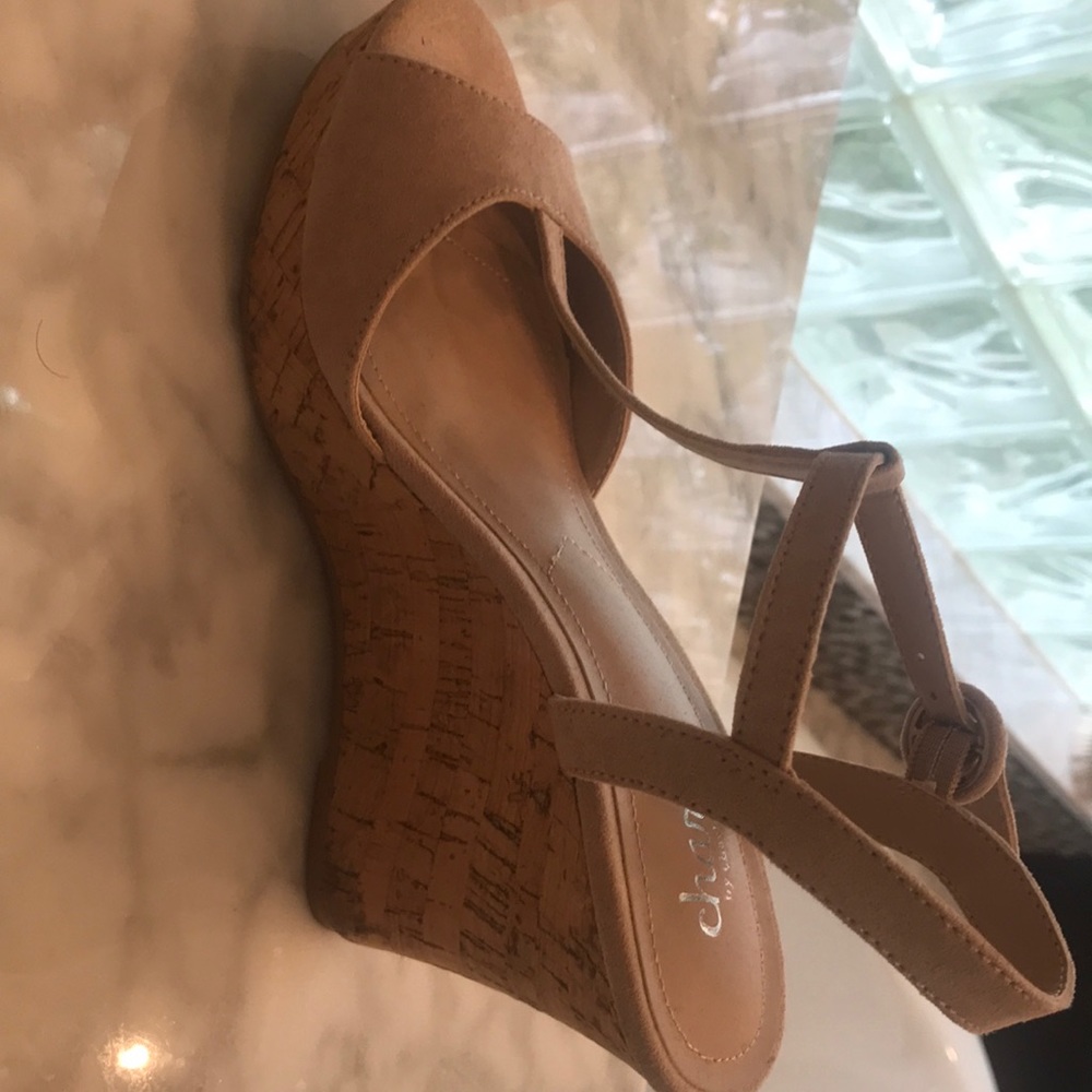 Beige wedge